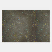 黒板結婚クリスマスバンドル：金ゴールド銀 ラッピングペーパーシート (正面3)