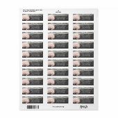 黒板結婚差出人住所 ラベル (フルシート)