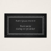 黒板結婚式の引き出物ラベル (正面)