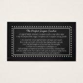 黒板結婚式の引き出物レシピラベル (正面)