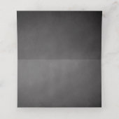 黒板結婚白黒灯 プレイスカード (内部開封)