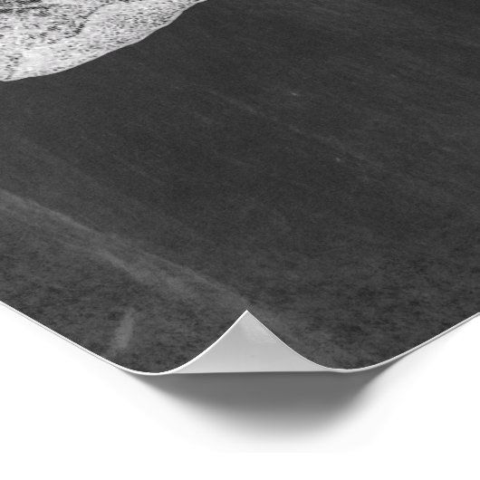 黒板美学を用いた肺の解剖学 ポスター (角)