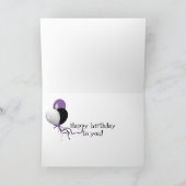 黒板誕生日ユーモア カード (内部)