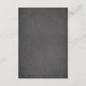 黒板象ベビーシャワーベビー用ブック エンクロージャーカード (裏面)