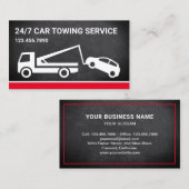 黒板車牽引サービストッカー 名刺 (正面/裏面)