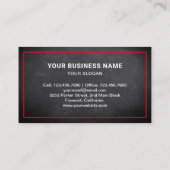 黒板車牽引サービストッカー 名刺 (裏面)