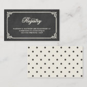 黒板連合 | の登結婚録カード エンクロージャーカード (正面/裏面)