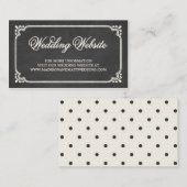 黒板連合 | の結婚Webサイトカード エンクロージャーカード (正面/裏面)