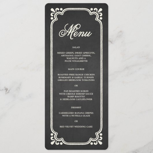 黒板連合|メニュー メニュー (正面)