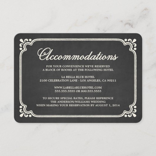 黒板連合 | 宿泊施設エンクロージャカード エンクロージャーカード (正面)