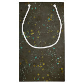 黒板金ゴールド銀星星座スカイ スモールペーパーバッグ (裏面)