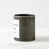 黒板金ゴールド銀星星座スカイ マグカップ (中央)