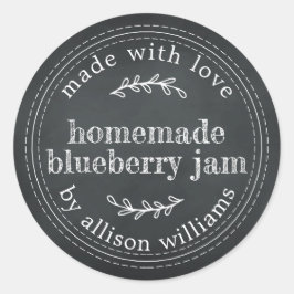 黒板風 手作りジャムラベル ラウンドシール