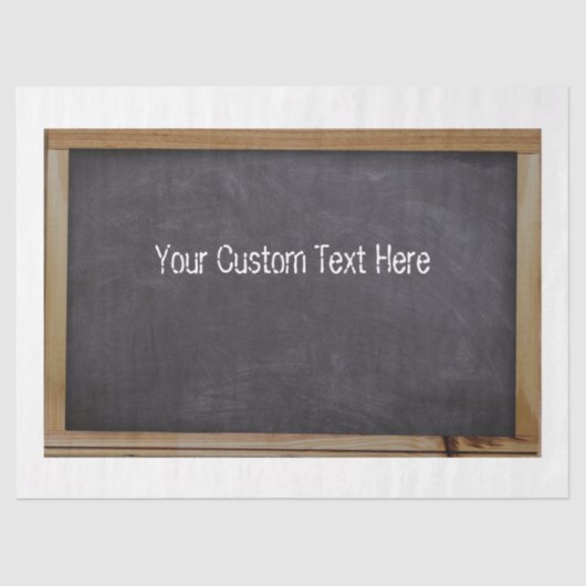 黒板黒板デコパージティッシュペーパー 薄葉紙 (正面)