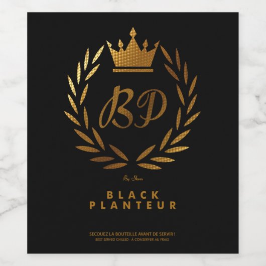 黒板2 ワインラベル (シングルラベル)