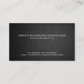 黒板3の写真|の子供の写真撮影 名刺 (裏面)