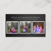 黒板3の写真|の子供の写真撮影 名刺 (正面)