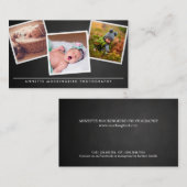 黒板3の組み立てられた写真|の写真撮影 名刺 (正面/裏面)