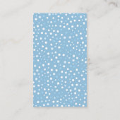 黒板 おむつくじ 赤ちゃん 外は寒い エンクロージャーカード (裏面)