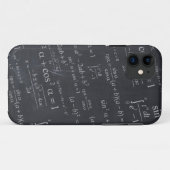黒板-おもしろいなユニークの数学の方式 Case-Mate iPhoneケース (裏面(横))