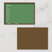 黒板-チュビー 名刺 (正面/裏面)