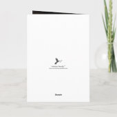 黒板(ファンタッシュ – ト)口ひげ父の日 カード (裏面)