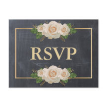 黒板 ホワイトローズ ゴールデンフレーム RSVP 料理