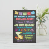 黒板 メキシカンフィエスタ リハーサルディナー 招待状 (スタンド正面)