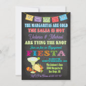黒板 メキシカンフィエスタ リハーサルディナー 招待状 (正面)