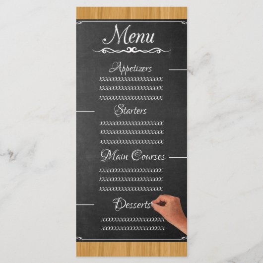 黒板 メニュー (正面)