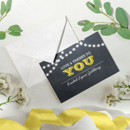 黒板 ライト ゴールド バット ミッツヴァ 感謝カード