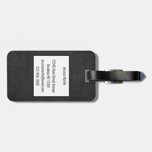 黒板 ラゲッジタグ (裏面横)