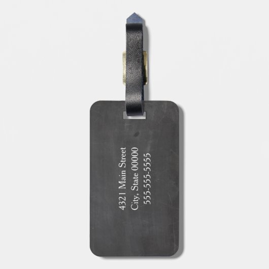 黒板 ラゲッジタグ (裏面縦)