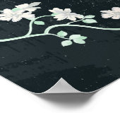 黒板、ヴィンテージカスタムベビーシャワーポスター ポスター (角)