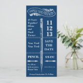 黒板 ヴィンテージ 保存日 結婚記念日 セーブザデート (スタンド正面)