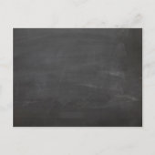 黒板，婚約パーティ.婚約 インビテーションポストカード (裏面)