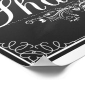 黒板 私たちの愛に目がくらまないで プリント (角)