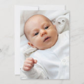 黒板 1歳の誕生日 リトルサンシャインボーイ パーティー 招待状 (裏面)