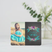 黒板 2015年卒業式 招待状 (スタンド正面)