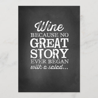 黒板 5x7 テーブルサイン ワイン Because 招待状