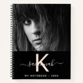 黒桃フォトモノグラム ノートブック (正面)