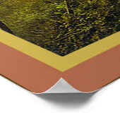 黒森~ドイツ~ヴィンテージ旅行ポスター ポスター (角)