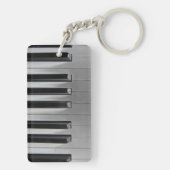 黒檀とアイボリー キーホルダー (裏面)