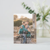 黒檀の星作りスピリッツ明るいホリデーフォト シーズンポストカード (スタンド正面)