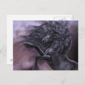 黒檀の火はがき ポストカード (正面/裏面)