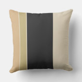 黒檀の真珠と砂のストライプ クッション (裏面)