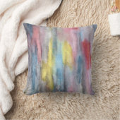 黒檀の虹の枕黄色 クッション (ブランケット)