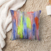 黒檀の虹色の枕 クッション (ブランケット)