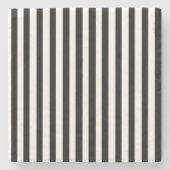 黒檀の雪 ストーンコースター (正面)