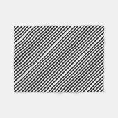 黒檀の雪 フリースブランケット (正面(横))